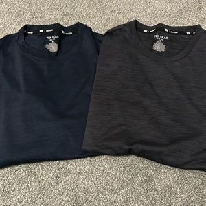 Men’s Tek Gear Dry Tek long sleeve athletic shirts, lot of 2, size small